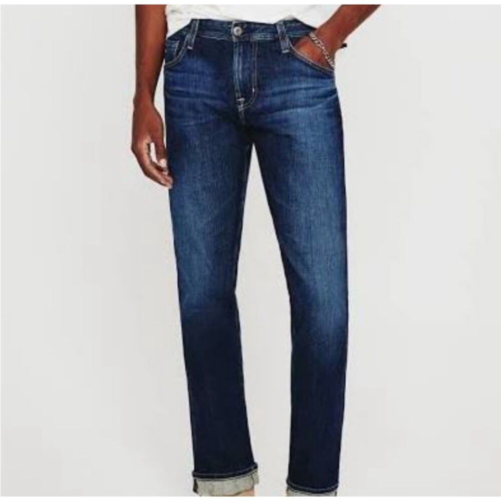 Adriano Goldschmied Graduate Tailored Leg Denim 360 Jeans Men’s 32 Slim Straight